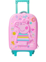 Smiggle Peppa Pig Junior Hardtop Trolley Bag - صورة 2 من 5