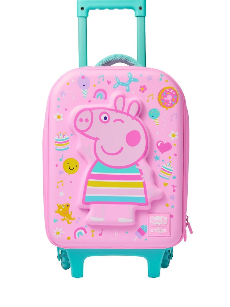 Smiggle Peppa Pig Junior Hardtop Trolley Bag - صورة 2 من 5