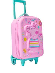 Smiggle Peppa Pig Junior Hardtop Trolley Bag - صورة 4 من 5
