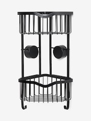 Black Suction Corner Shower Caddy - Image 4 of 4
