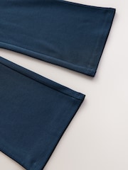 Navy Blue Pull-On Stretch Bootcut School Trousers 2 Pack (3-17yrs) - Image 6 of 6