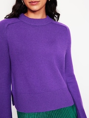 Boden Purple Wide Sleeves Cashmere Jumper - Image 3 of 6