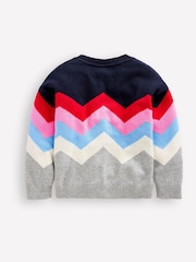 Boden Grey Zig Zag Jumper - Image 2 of 3