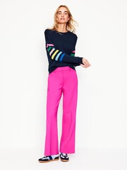 Boden Blue Lara Relaxed 100% Cotton Jumper - Image 5 of 7