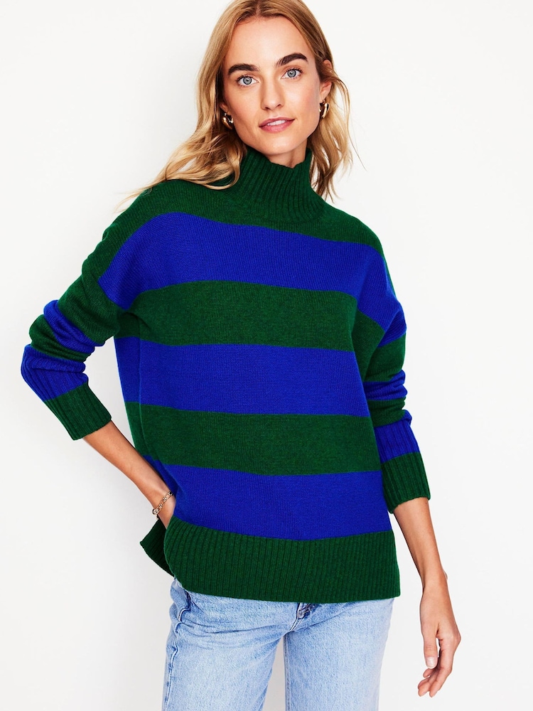 Boden Green Oversized Jessica Jumper - Image 1 of 7 Boden Green Oversized Jessica Jumper - Image 1 of 7
