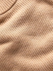 Boden Brown Button Shoulder Knitted Dress - Image 6 of 6
