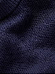 Boden Blue Button Shoulder Knitted Dress - Image 6 of 6