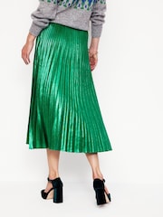 Grün - Boden Camilla Midirock mit Metallic-Effekt - Bild 3 von 5