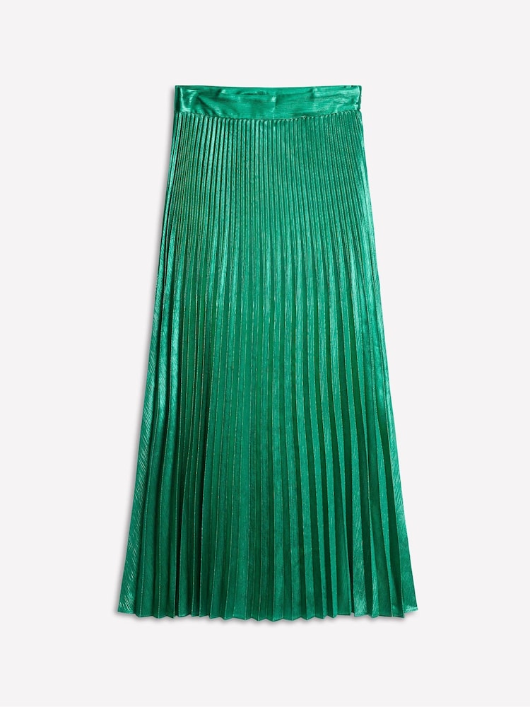 Grün - Boden Camilla Midirock mit Metallic-Effekt - Bild 5 von 5