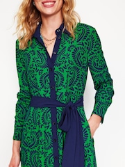 Boden Green Kate Midi Shirt Dress - Image 2 of 5