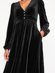 Boden Black Jocelyn Velvet Tea Dress - Image 2 of 5