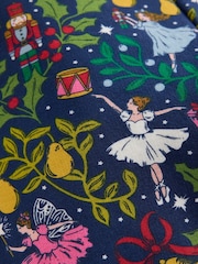 Boden Blue Christmas Festive Nutcracker Fun Cosy Leggings - Image 3 of 3