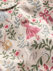 Boden Cream Collared Jersey 100% Cotton Top - Image 3 of 3
