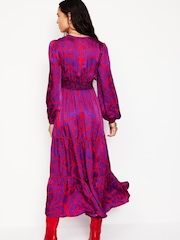 Boden Purple Pippa Satin Maxi Dress - Image 3 of 5