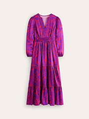 Boden Purple Pippa Satin Maxi Dress - Image 5 of 5