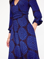 Boden Purple Daphne Jersey Maxi Dress - Image 2 of 5