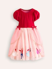 Boden Red Christmas Nutcracker Appliqué Dress - Image 1 of 3