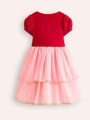 Boden Red Christmas Nutcracker Appliqué Dress - Image 2 of 3