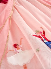 Boden Red Christmas Nutcracker Appliqué Dress - Image 3 of 3