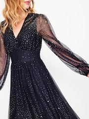 Boden Blue Christina Tulle Midi Dress - Image 4 of 5