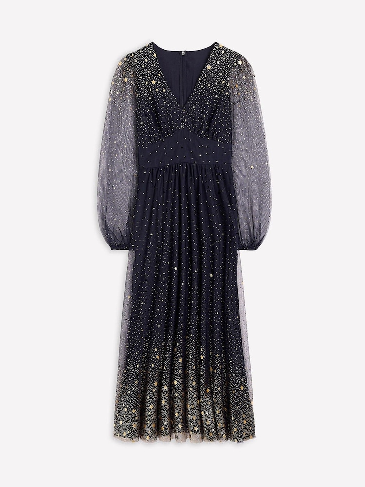 Boden Blue Christina Tulle Midi Dress - Image 5 of 5 Boden Blue Christina Tulle Midi Dress - Image 5 of 5