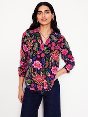 Boden Pink Sienna Silk Shirt - Image 1 of 6