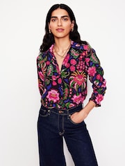Boden Pink Sienna Silk Shirt - Image 5 of 6