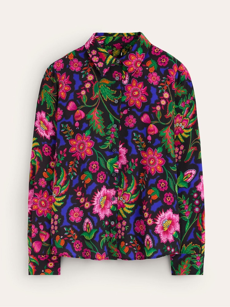 Boden Pink Sienna Silk Shirt - Image 6 of 6