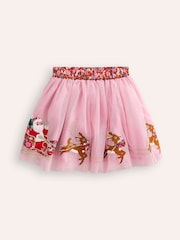 Boden Pink Christmas Fun Tulle Skirt - Image 1 of 3