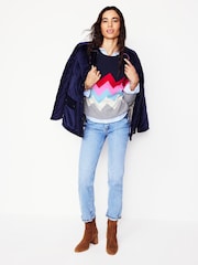 Boden Blue Lydia Cashmere Jumper - Image 4 of 7