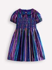 Boden Metallic Smocked Party Dress - Image 1 of 3
