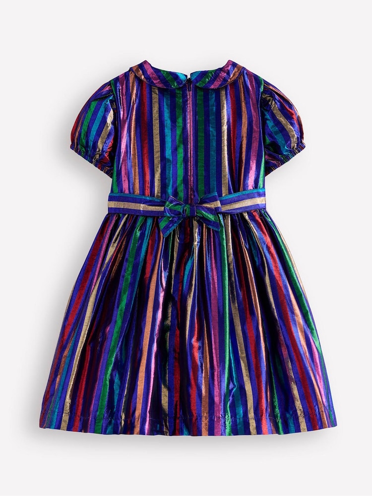 Boden Metallic Smocked Party Dress - Image 2 of 3
