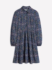 Boden Blue Tiered Jersey Shirt Dress - Image 5 of 5
