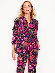 Boden Pink Velvet Marylebone Blazer - Image 1 of 6
