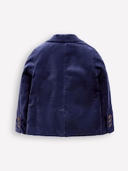 Boden Blue Velvet Classic 100% Cotton Blazer - Image 2 of 4
