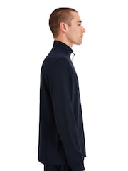 Sealskinz Blue Forncett Long Sleeve Top with Half Zip - Image 3 of 6