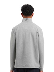 Sealskinz Grey Foulsham Water Repellent 1/4 Zip Funnel Neck Sweatshirt - Image 2 of 5