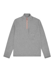 Sealskinz Grey Foulsham Water Repellent 1/4 Zip Funnel Neck Sweatshirt - Image 5 of 5