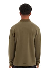 Sealskinz Green Flordon Long Sleeve Soft Touch Polo Shirt - Image 2 of 6