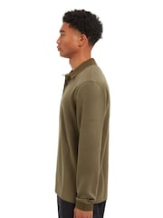 Sealskinz Green Flordon Long Sleeve Soft Touch Polo Shirt - Image 3 of 6