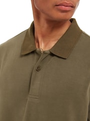 Sealskinz Green Flordon Long Sleeve Soft Touch Polo Shirt - Image 4 of 6