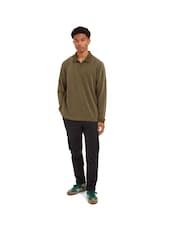 Sealskinz Green Flordon Long Sleeve Soft Touch Polo Shirt - Image 5 of 6