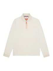 Sealskinz Cream Heywood Soft Touch Quarter Zip Polo Shirt - Bild 6 von 6