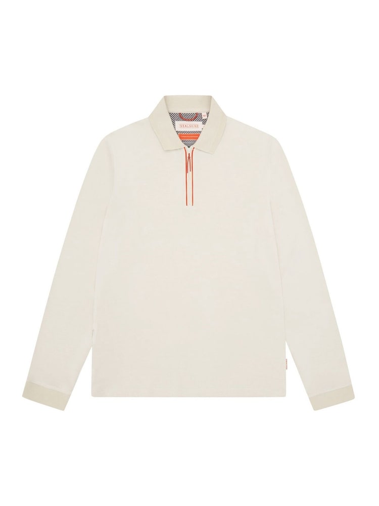 Sealskinz Cream Heywood Soft Touch Quarter Zip Polo Shirt - Bild 6 von 6