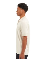 Sealskinz Cream Roydon Soft Touch Polo Shirt - Image 3 of 6