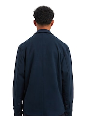 Sealskinz Blue Hockering Moleskin Zip Up Overshirt - Image 2 of 6