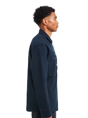 Sealskinz Blue Hockering Moleskin Zip Up Overshirt - Image 3 of 6