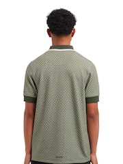 Sealskinz Green Dersingham Soft Touch Printed Polo Shirt - Image 2 of 6