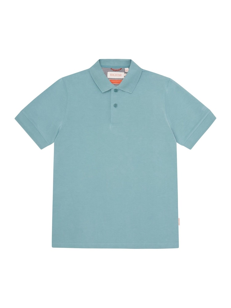 Sealskinz Green Roydon  Soft Touch Polo Shirt - Image 6 of 6