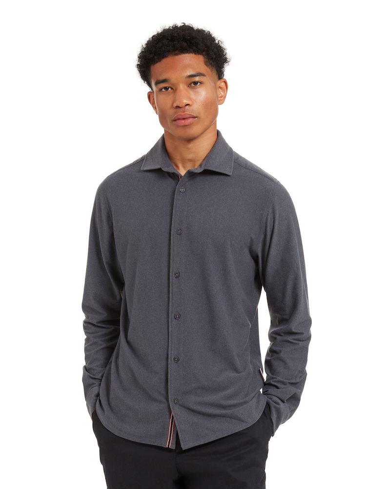 Sealskinz Blue Weybourne Water Repellent Stretch Shirt - Image 1 of 6